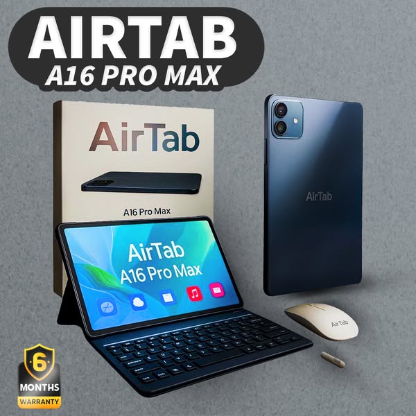 تابلت ايرتاب A16 pro max مع مجموعة هدايا