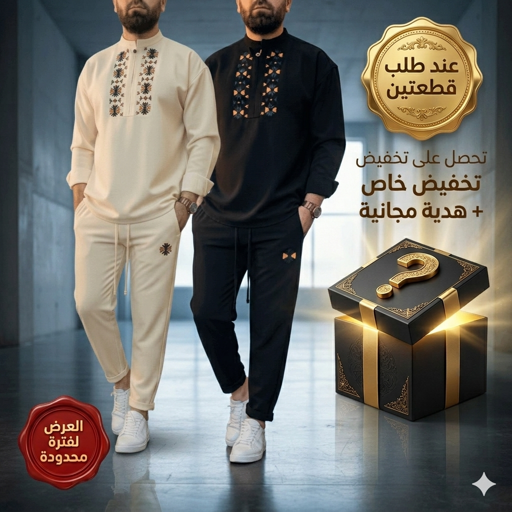 ☄️طقم رجالي موضة 2025☄️
