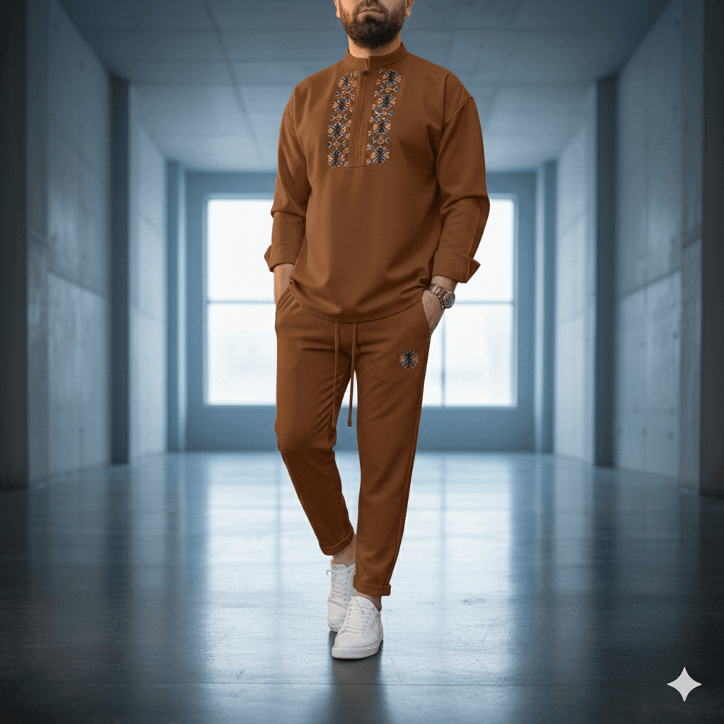 ☄️طقم رجالي موضة 2025☄️