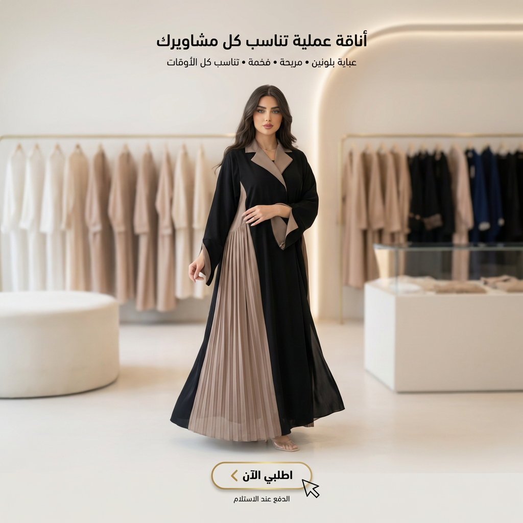 عباية أنيقة  تناسب كل مشاويرك اليومية
